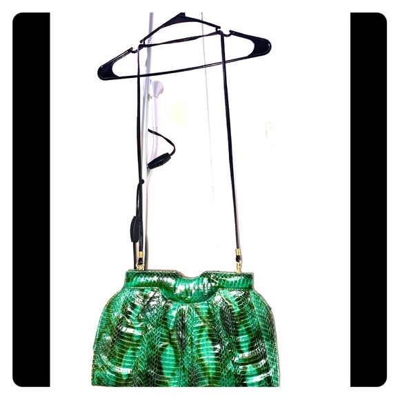 j reneé Handbags - J Reneé Green Crocodile 🐊 Purse